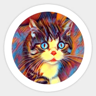 Daring mycat, revolution for cats Sticker